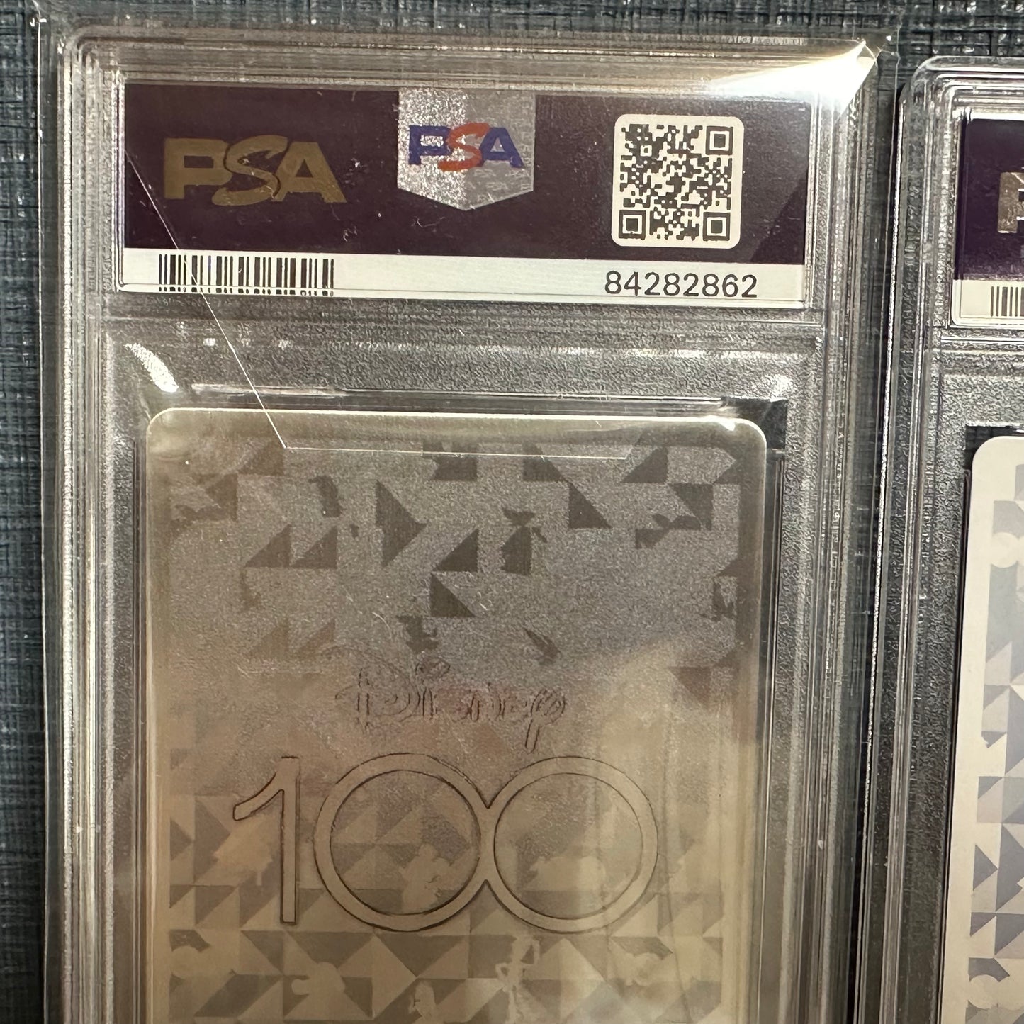 【A set of two pieces】PSA10 Disney100 Platina Card Paper Card WEISS SCHUWARZ 2023 Bushiroad Appraisal GEM MINT