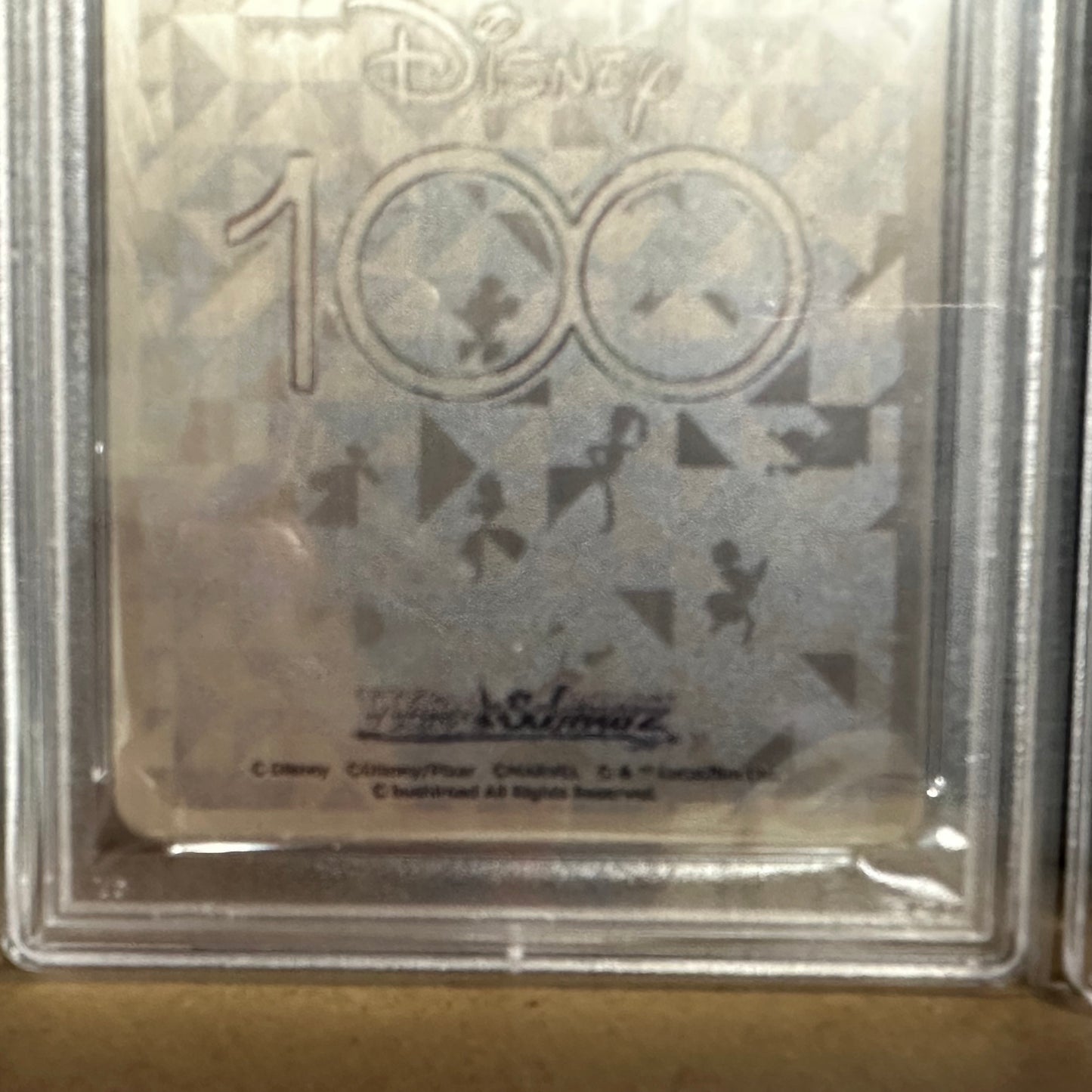 【A set of two pieces】PSA10 Disney100 Platina Card Paper Card WEISS SCHUWARZ 2023 Bushiroad Appraisal GEM MINT