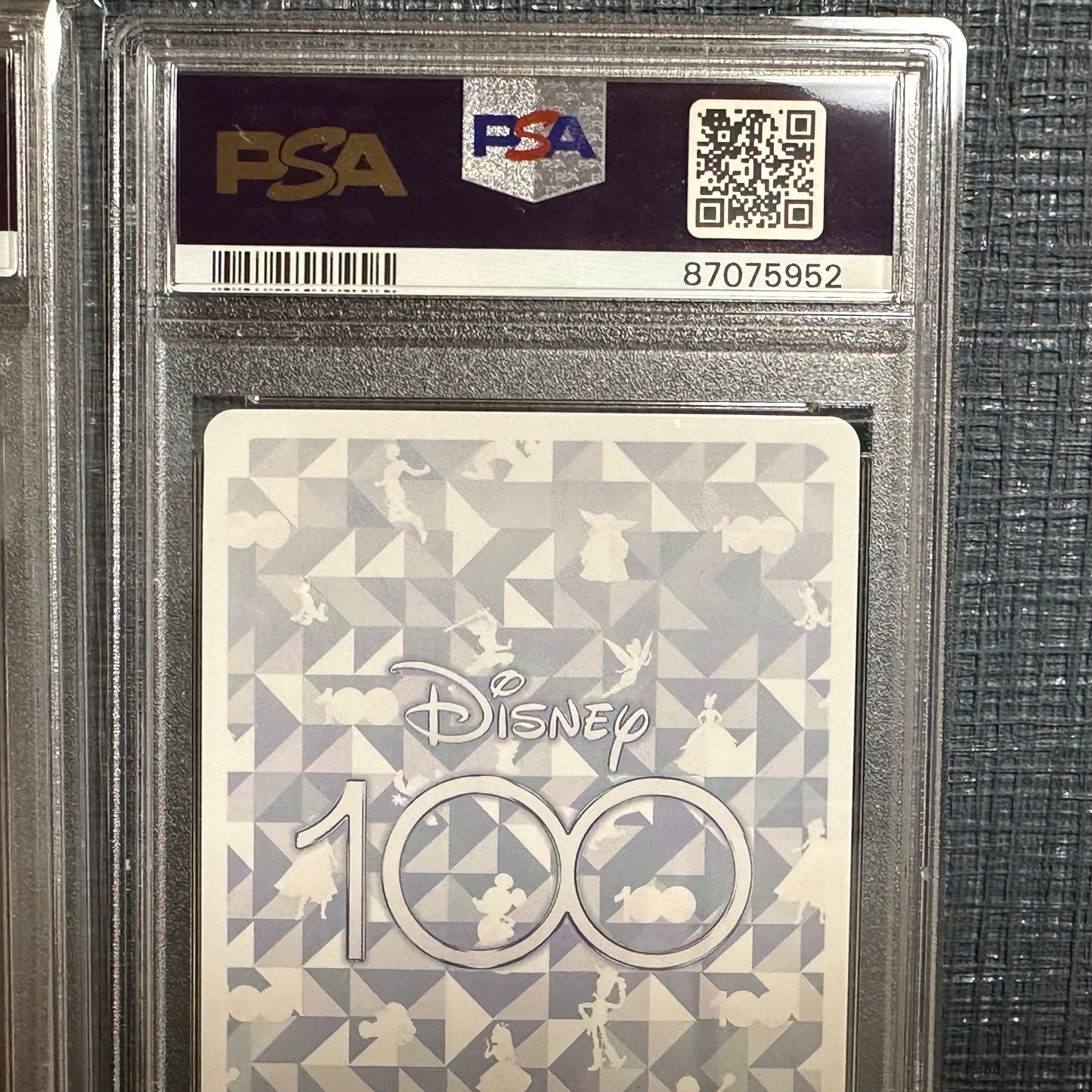 【A set of two pieces】PSA10 Disney100 Platina Card Paper Card WEISS SCHUWARZ 2023 Bushiroad Appraisal GEM MINT